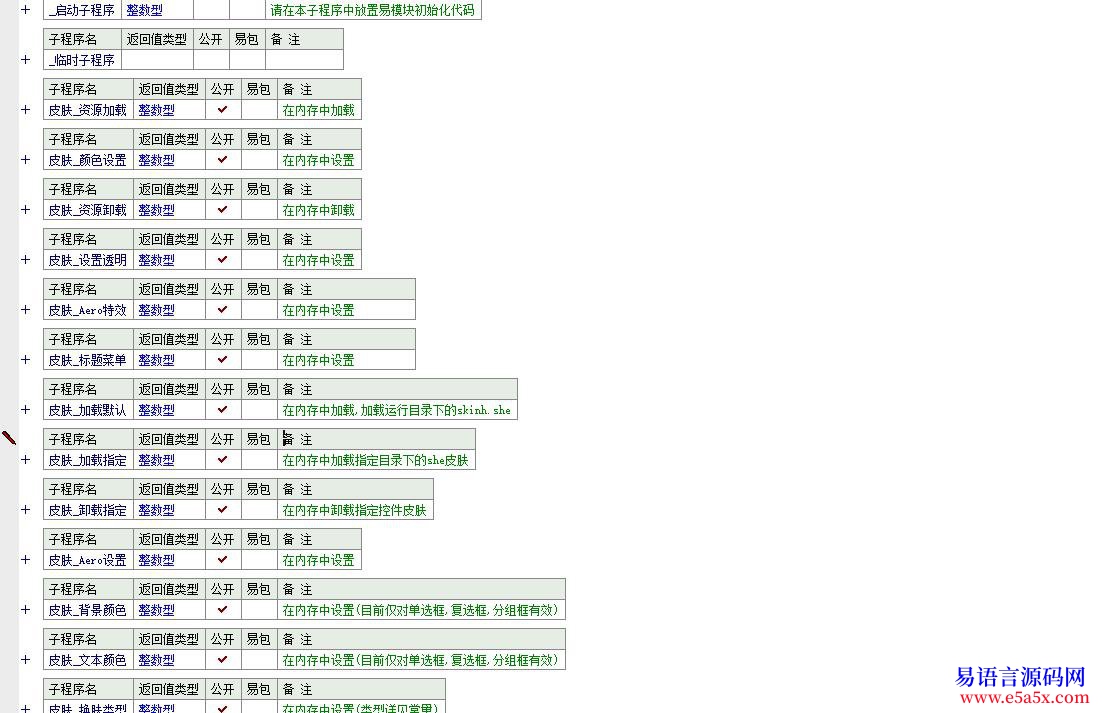 开源网络收集的78个皮肤开源及示例