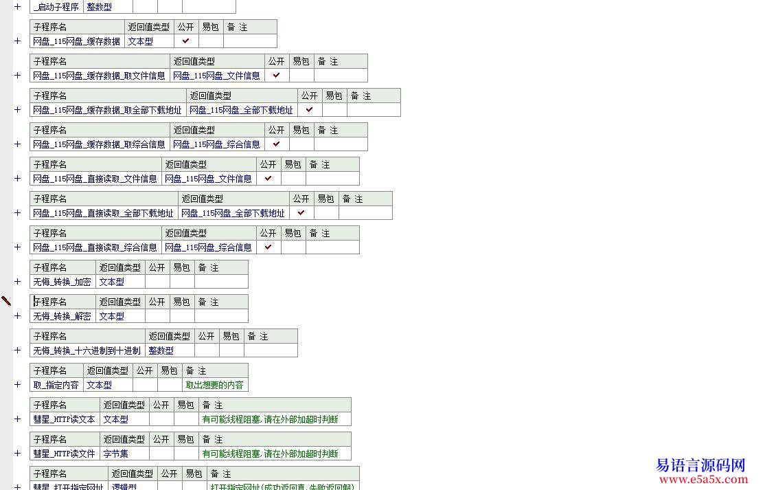 开源无悔_115网盘信息读取模块