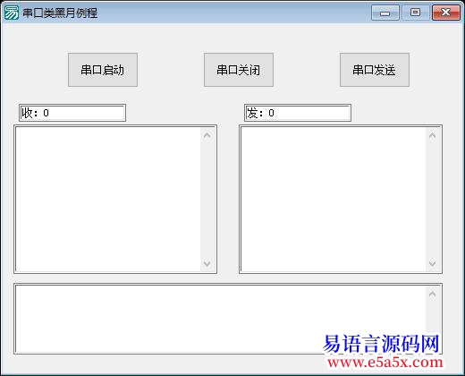 开源API串口类模块源码简单例程